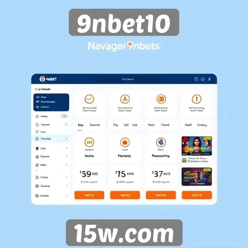 Navegação e interface do 9nbet10 para novos usuários