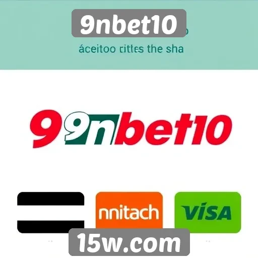Métodos de pagamento aceitos no 9nbet10